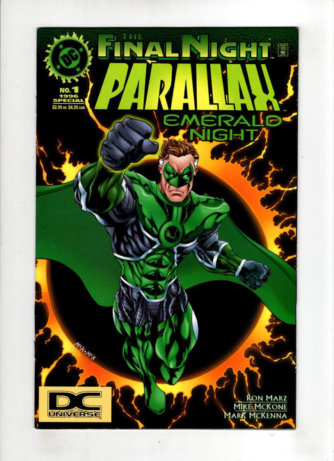 Parallax: Emerald Night #1 (Cvr B) (1996) DC Universe Logo Variant B DC Universe Logo Variant Buy & Sell Comics Online Comic Shop Toronto Canada