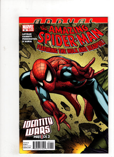 The Amazing Spider-Man, Vol. 2 Annual #38 (Cvr A) (2011) Steve McNiven A Steve McNiven Buy & Sell Comics Online Comic Shop Toronto Canada