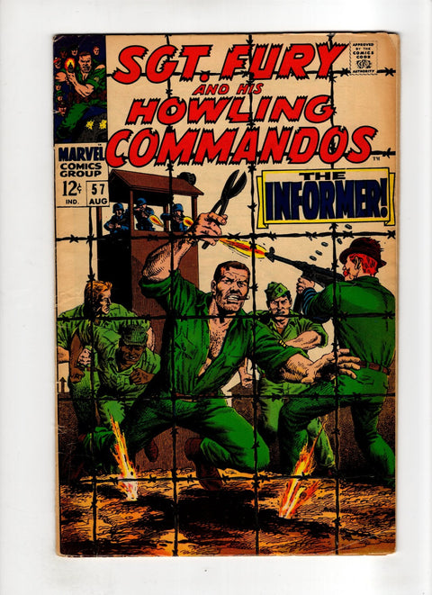 Sgt. Fury and His Howling Commandos #57 (1968) Buy & Sell Comics Online Comic Shop Toronto Canada