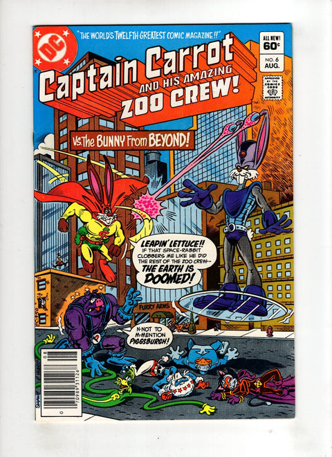 Captain Carrot and his Amazing Zoo Crew #6 (1982) Newsstand Edition Newsstand Edition Buy & Sell Comics Online Comic Shop Toronto Canada