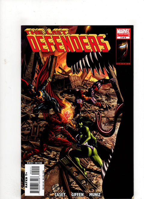 The Last Defenders #2 (2008) Buy & Sell Comics Online Comic Shop Toronto Canada