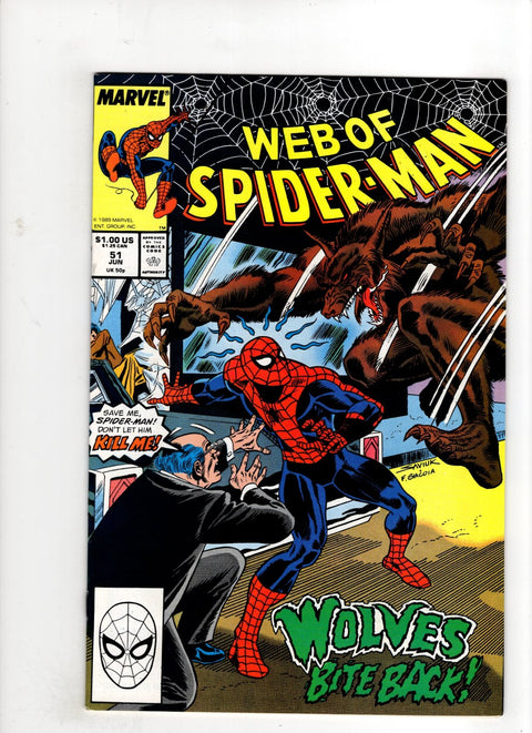 Web of Spider-Man, Vol. 1 #51 (1989) Buy & Sell Comics Online Comic Shop Toronto Canada