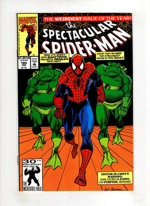 The Spectacular Spider-Man, Vol. 1 #185 (1992) Buy & Sell Comics Online Comic Shop Toronto Canada
