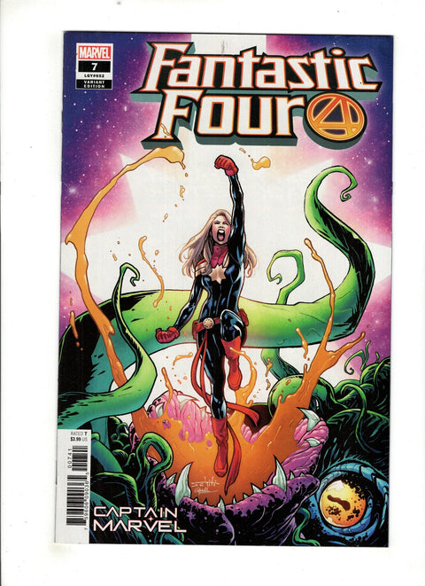 Fantastic Four, Vol. 6 #7 (Cvr D) (2019) Valerio Schiti Captain Marvel Variant D Valerio Schiti Captain Marvel Variant Buy & Sell Comics Online Comic Shop Toronto Canada