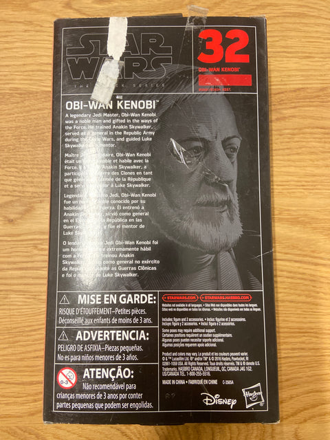 Star Wars: The Black Series - #32 Obi-Wan Kenobi (New Hope) (2016) Disney / Hasbro 6 in