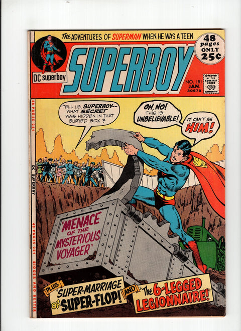 Superboy, Vol. 1 #181 (1972) Buy & Sell Comics Online Comic Shop Toronto Canada