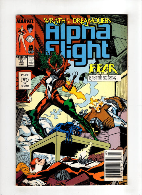 Alpha Flight, Vol. 1 #68 (1988) Jim Lee Jim Lee Buy & Sell Comics Online Comic Shop Toronto Canada