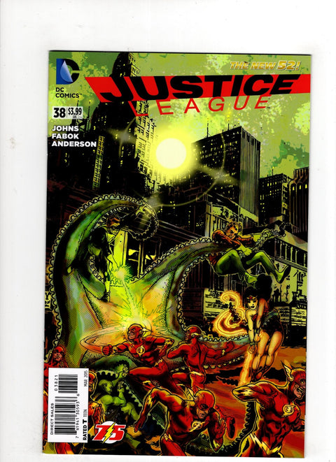Justice League, Vol. 1 #38 (Cvr B) (2015) Flash 75th Anniversary Variant B Flash 75th Anniversary Variant Buy & Sell Comics Online Comic Shop Toronto Canada