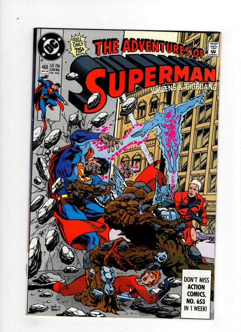 The Adventures of Superman, Vol. 1 #466 (1990) Buy & Sell Comics Online Comic Shop Toronto Canada