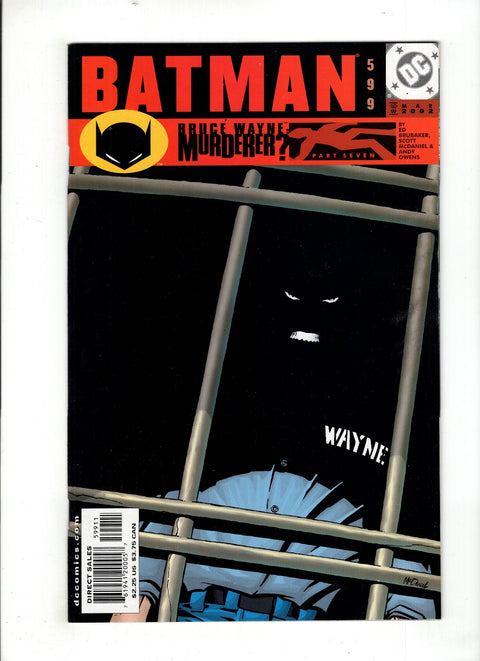 Batman, Vol. 1 #599 (2002) Buy & Sell Comics Online Comic Shop Toronto Canada