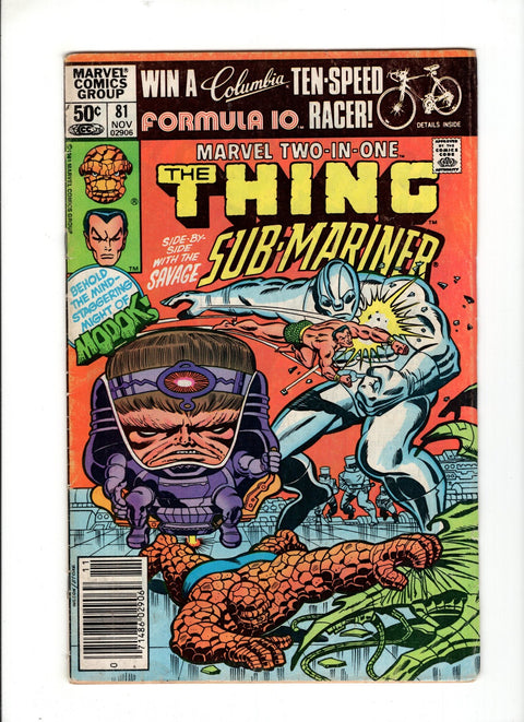 Marvel Two-In-One, Vol. 1 #81 (1981) Buy & Sell Comics Online Comic Shop Toronto Canada