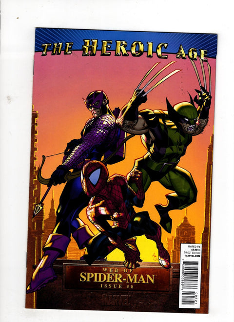 Web of Spider-Man, Vol. 2 #8 (Cvr B) (2010) Brian Stelfreeze Heroic Age Variant B Brian Stelfreeze Heroic Age Variant Buy & Sell Comics Online Comic Shop Toronto Canada