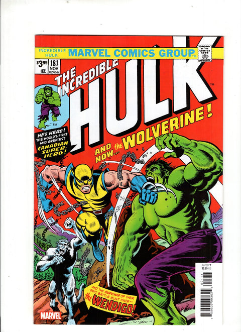 The Incredible Hulk, Vol. 1 #181 (2019) Facsimile Facsimile Buy & Sell Comics Online Comic Shop Toronto Canada
