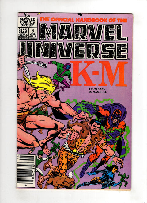 Official Handbook of the Marvel Universe, Vol. 1 #6 (1983) Canadian Price Variant Canadian Price Variant Buy & Sell Comics Online Comic Shop Toronto Canada