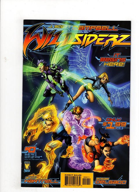 Wildsiderz #0 (Cvr B) (2005) J. Scott Campbell Variant B J. Scott Campbell Variant Buy & Sell Comics Online Comic Shop Toronto Canada