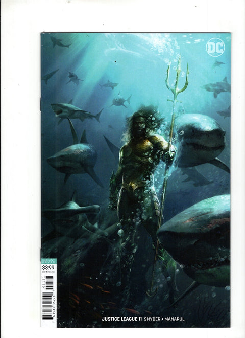 Justice League, Vol. 3 #11 (Cvr B) (2018) Francesco Mattina Aquaman Movie Variant B Francesco Mattina Aquaman Movie Variant Buy & Sell Comics Online Comic Shop Toronto Canada