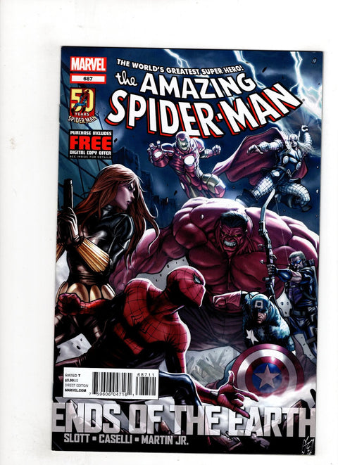 The Amazing Spider-Man, Vol. 2 #687 (Cvr A) (2012) Stefano Caselli A Stefano Caselli Buy & Sell Comics Online Comic Shop Toronto Canada