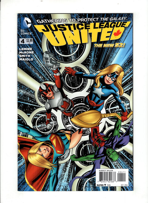 Justice League United #4 (Cvr A) (2014) Mike McKone A Mike McKone Buy & Sell Comics Online Comic Shop Toronto Canada