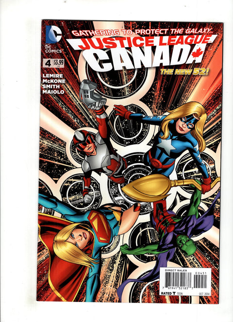 Justice League United #4 (Cvr E) (2014) Mike McKone Canada Variant E Mike McKone Canada Variant Buy & Sell Comics Online Comic Shop Toronto Canada