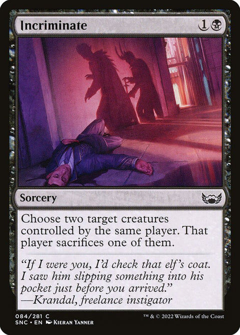 Incriminate (Foil)