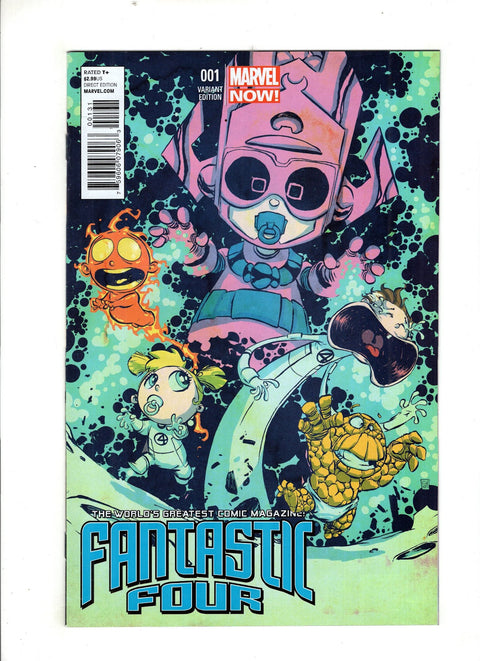 Fantastic Four, Vol. 4 #1 (Cvr C) (2012) Skottie Young Baby Variant C Skottie Young Baby Variant Buy & Sell Comics Online Comic Shop Toronto Canada