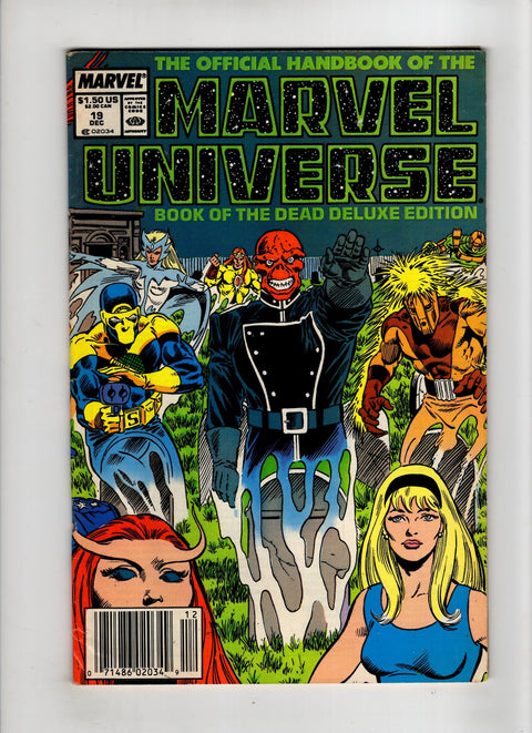 Official Handbook of the Marvel Universe: Deluxe Edition (Vol. 2) #19 (1987) Newsstand Edition Newsstand Edition Buy & Sell Comics Online Comic Shop Toronto Canada