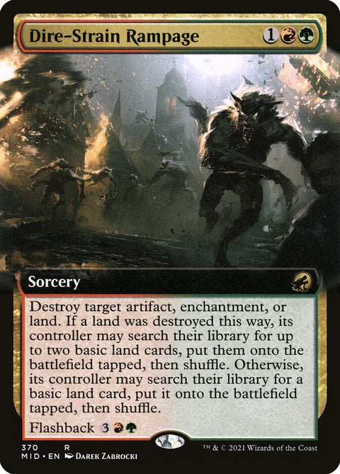 Dire-Strain Rampage (Foil)