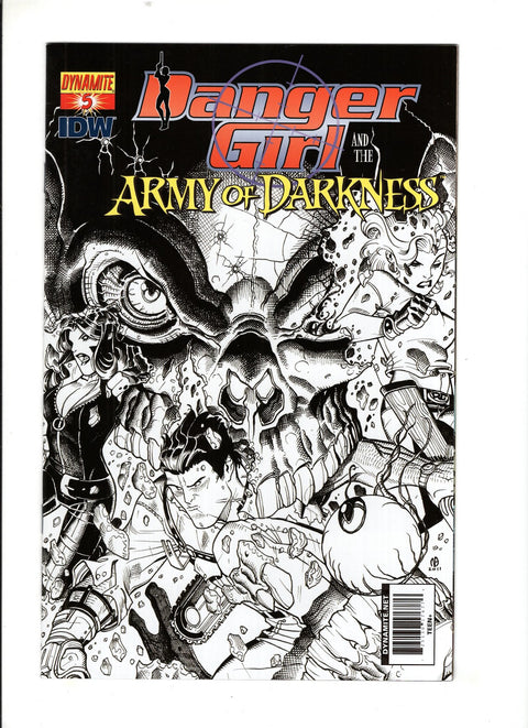 Danger Girl and the Army of Darkness, Vol. 1 #5 (Cvr C) (2011) Nick Bradshaw B&W Incentive C Nick Bradshaw B&W Incentive Buy & Sell Comics Online Comic Shop Toronto Canada