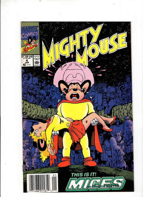 Mighty Mouse, Vol. 5 (Marvel) #4 (1990) Newsstand Edition Newsstand Edition Buy & Sell Comics Online Comic Shop Toronto Canada