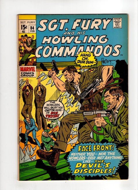 Sgt. Fury and His Howling Commandos #84 (1971) Buy & Sell Comics Online Comic Shop Toronto Canada