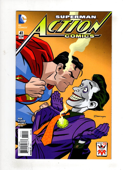 Action Comics, Vol. 2 #41 (Cvr B) (2015) Joker 75th Anniversary Variant - Darwyn Cooke B Joker 75th Anniversary Variant - Darwyn Cooke Buy & Sell Comics Online Comic Shop Toronto Canada