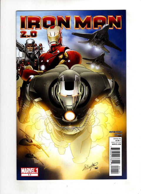 Iron Man 2.0 #7 (Cvr .1) (2011) Salvador Larroca .1 Salvador Larroca Buy & Sell Comics Online Comic Shop Toronto Canada