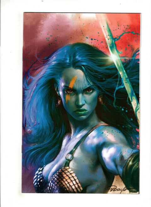 Red Sonja, Vol. 7 (Dynamite Entertainment) #4 (Cvr Q) (2023) Lucio Parrillo Ultraviolet Virgin Variant