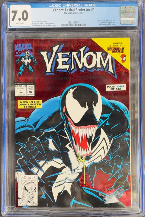 Venom: Lethal Protector, Vol. 1 #1 (CGC 7.0) (1992) Buy & Sell Comics Online Comic Shop Toronto Canada