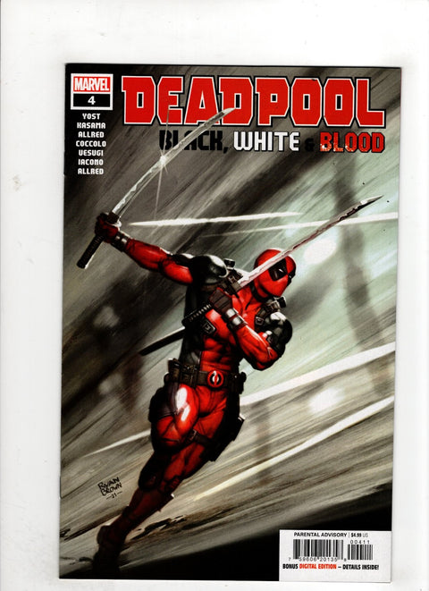 Deadpool: Black, White & Blood #4 (Cvr A) (2021) 1st app. of Sakura-Spider in America Comics A Ryan Brown Buy & Sell Comics Online Comic Shop Toronto Canada
