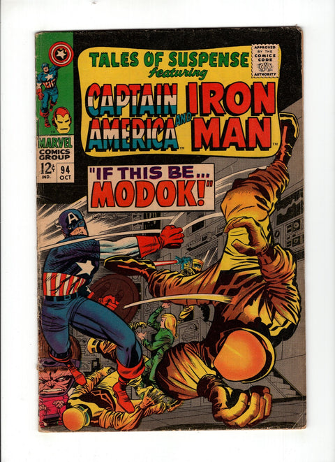 Tales of Suspense, Vol. 1 #94 (1967) Missing Bottom Staple Missing Bottom Staple Buy & Sell Comics Online Comic Shop Toronto Canada