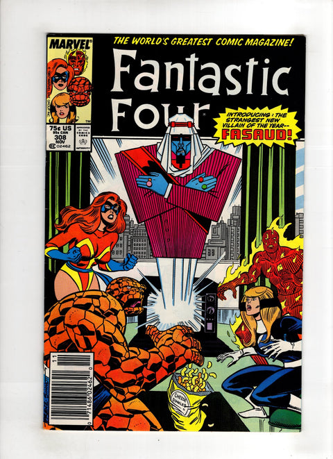 Fantastic Four, Vol. 1 #308 (1987) Newsstand Edition Newsstand Edition Buy & Sell Comics Online Comic Shop Toronto Canada