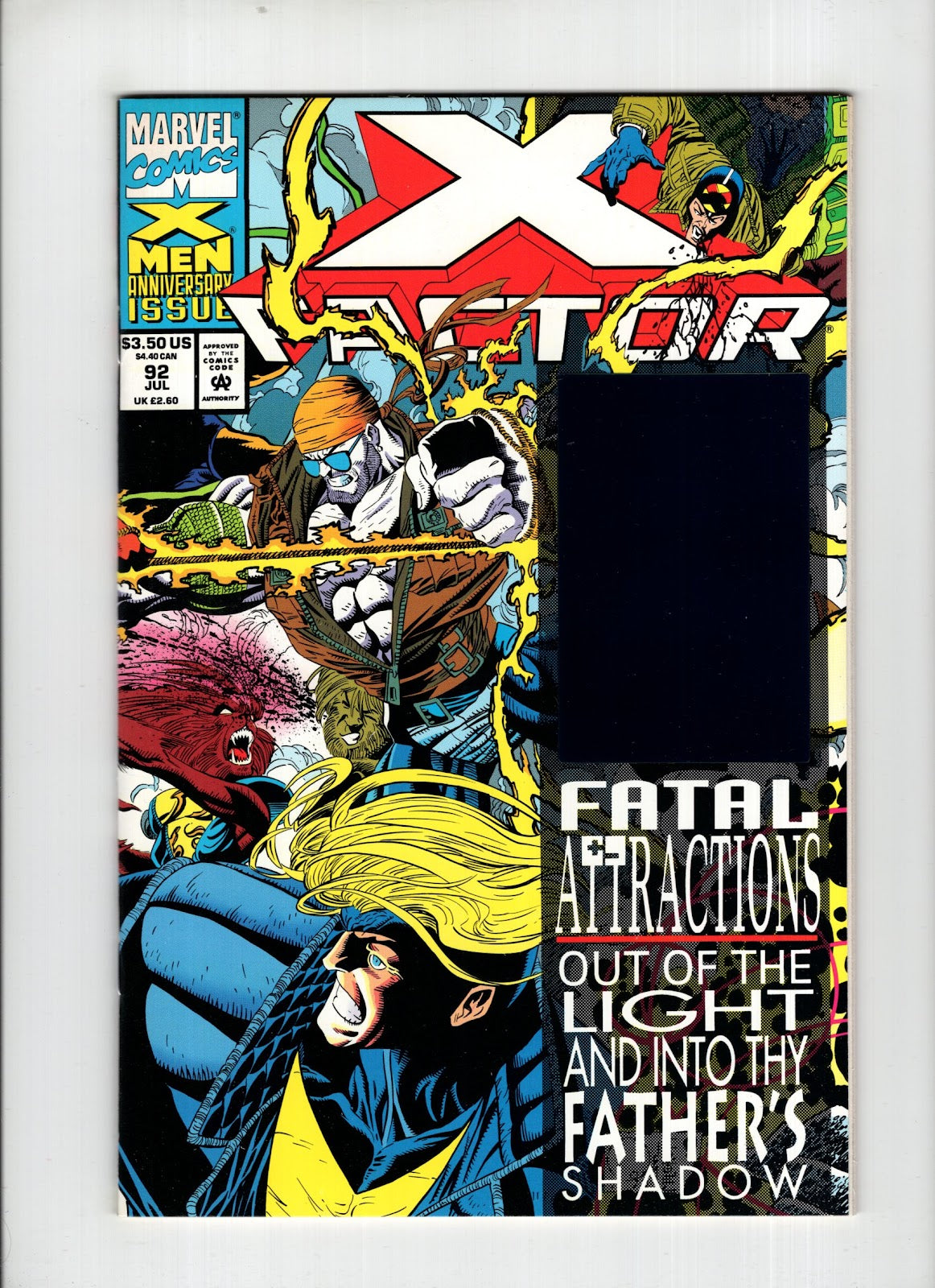 Marvel Comics X-Men: Fatal Attractions Anniversary Hologram Full store Set 1993