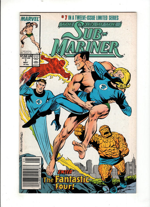 The Saga of the Sub-Mariner #7 (1989) Newsstand Edition Newsstand Edition Buy & Sell Comics Online Comic Shop Toronto Canada