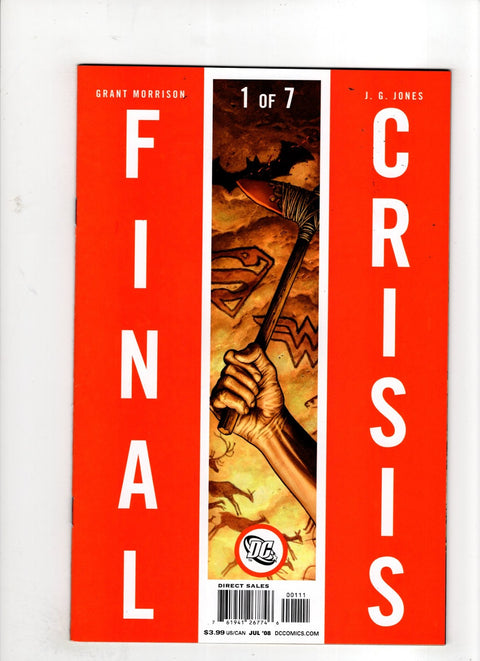 Final Crisis #1 (Cvr B) (2008) J.G. Jones Variant B J.G. Jones Variant Buy & Sell Comics Online Comic Shop Toronto Canada