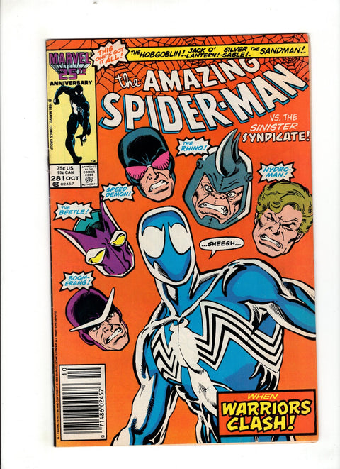 The Amazing Spider-Man, Vol. 1 #281 (1986) Buy & Sell Comics Online Comic Shop Toronto Canada