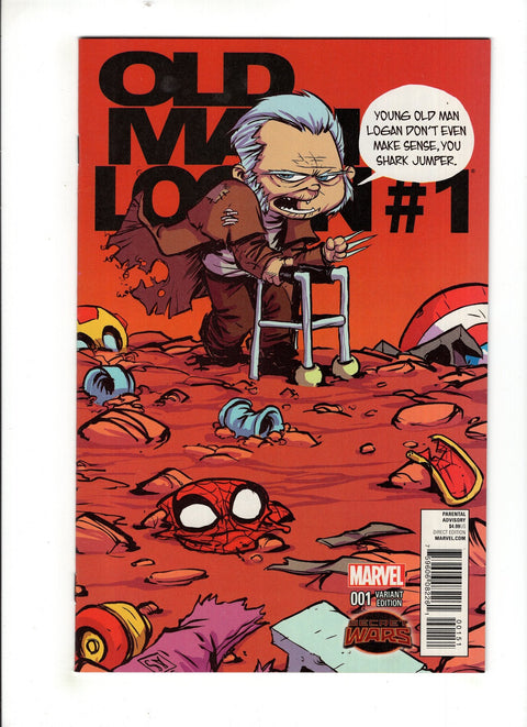 Old Man Logan, Vol. 1 #1 (Cvr E) (2015) Skottie Young Baby Variant E Skottie Young Baby Variant Buy & Sell Comics Online Comic Shop Toronto Canada