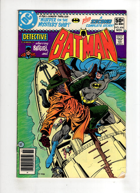 Detective Comics, Vol. 1 #496 (1980) Newsstand Edition Newsstand Edition Buy & Sell Comics Online Comic Shop Toronto Canada