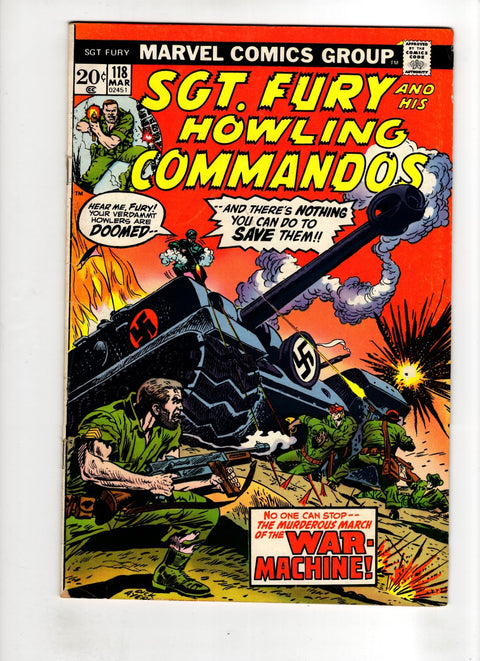 Sgt. Fury and His Howling Commandos #118 (1974) Buy & Sell Comics Online Comic Shop Toronto Canada