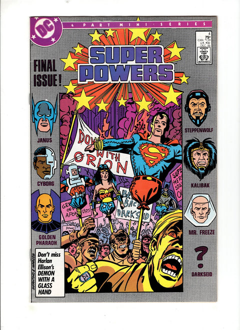 Super Powers, Vol. 3 #4 (1986) Buy & Sell Comics Online Comic Shop Toronto Canada