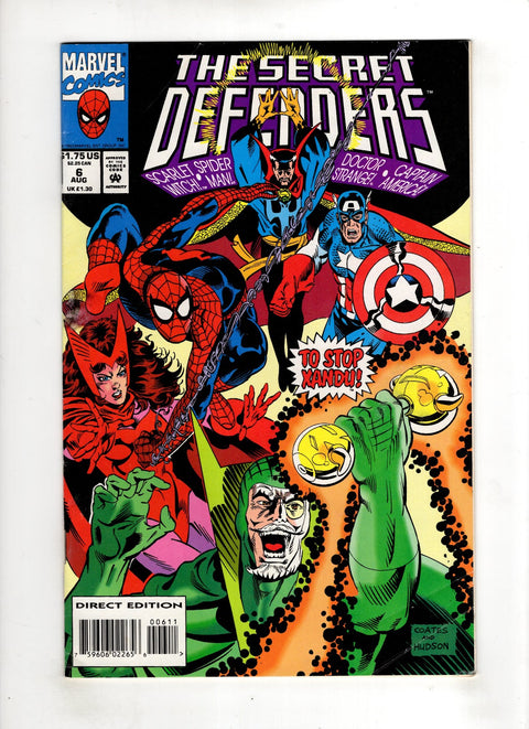 The Secret Defenders #6 (1993) Buy & Sell Comics Online Comic Shop Toronto Canada