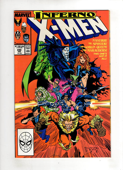 Uncanny X-Men, Vol. 1 #240 (1988) Buy & Sell Comics Online Comic Shop Toronto Canada