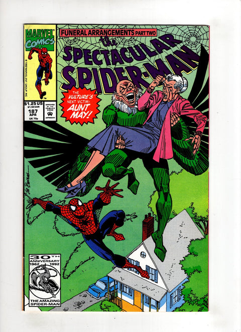 The Spectacular Spider-Man, Vol. 1 #187 (1992) Buy & Sell Comics Online Comic Shop Toronto Canada