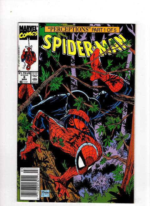 Spider-Man, Vol. 1 #8 (1991) Newsstand Edition Newsstand Edition Buy & Sell Comics Online Comic Shop Toronto Canada