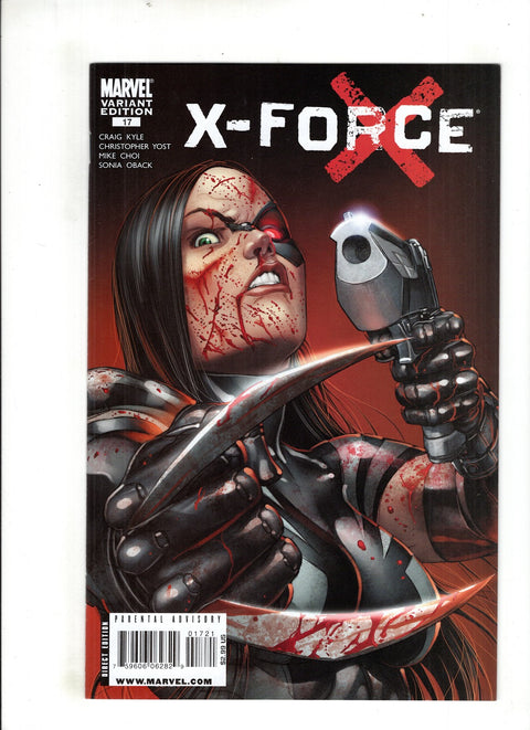 X-Force, Vol. 3 #17 (Cvr B) (2009) Mike Choi Bloody Variant B Mike Choi Bloody Variant Buy & Sell Comics Online Comic Shop Toronto Canada